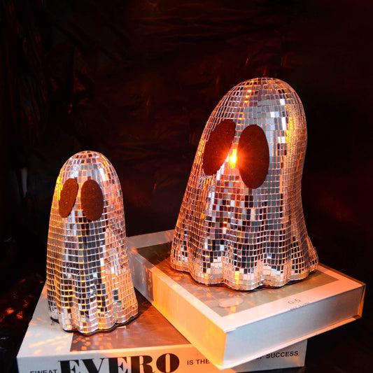 Halloween Deko Geister – Spiegelmosaik Figuren für gruselige Partys & Zuhause