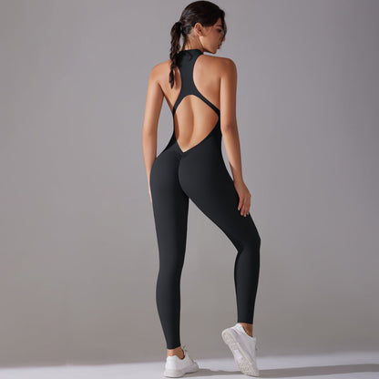 Carol – Schlanker Damen-Jumpsuit für Fitness und Yoga