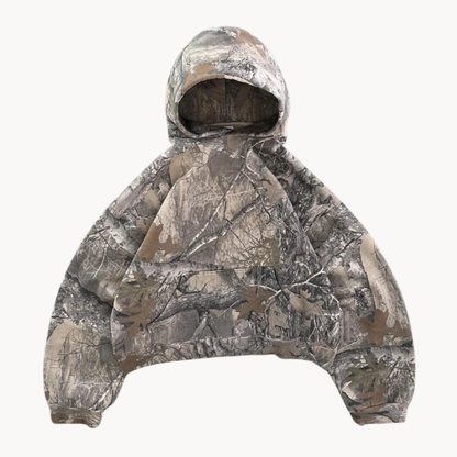 Unisex Oversized Camouflage Hoodie – Bequemer Freizeitpullover für Outdoor & Streetstyle