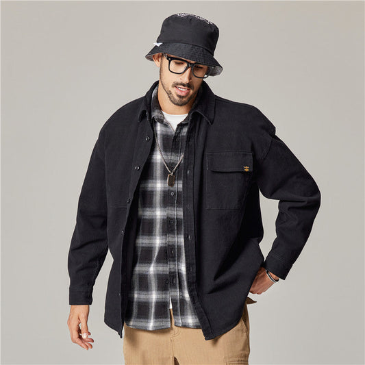 Jeff – Herbst Arbeitsjacke für Herren aus schwerer Baumwolle