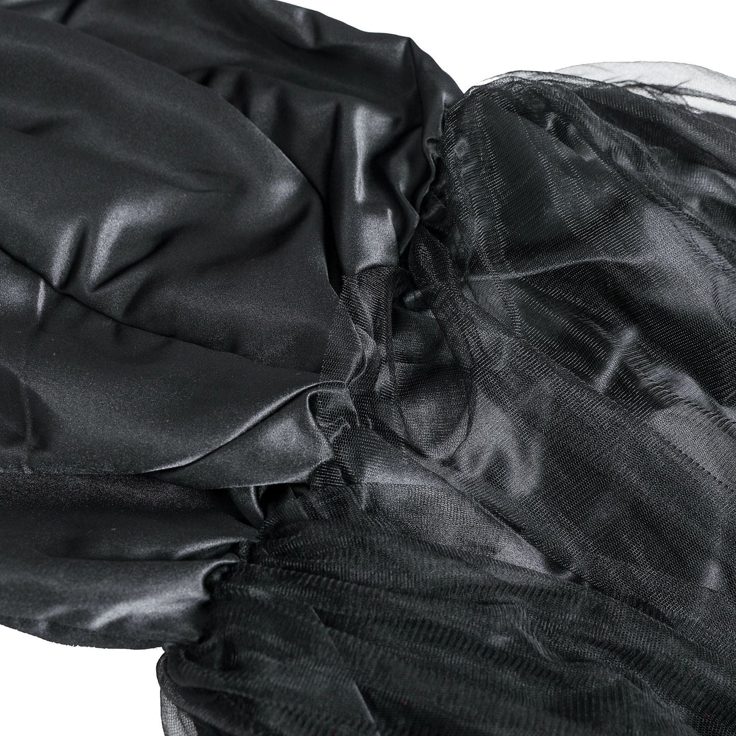 Halloween Damen Kostüm - Schwarze Geisterbraut für Halloween Party & Grusel-Events