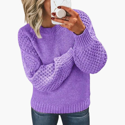 Damen Strickpullover für Alltag und Freizeit – Modischer, bequemer Oversize-Pullover