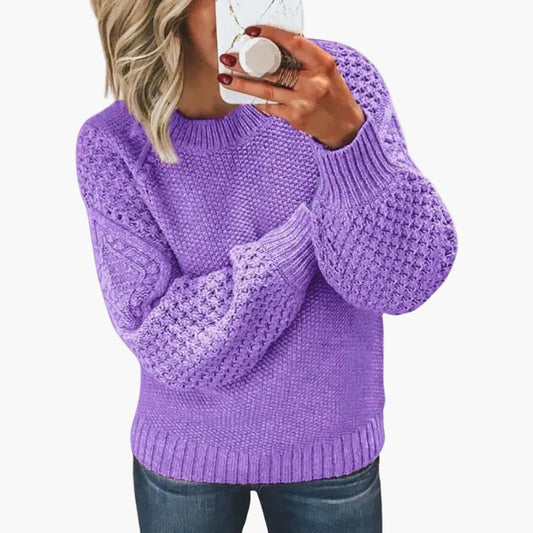 Damen Strickpullover für Alltag und Freizeit – Modischer, bequemer Oversize-Pullover