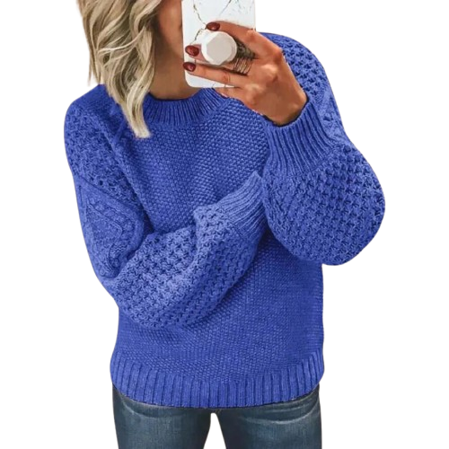 Damen Strickpullover für Alltag und Freizeit – Modischer, bequemer Oversize-Pullover