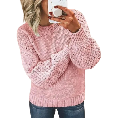 Damen Strickpullover für Alltag und Freizeit – Modischer, bequemer Oversize-Pullover
