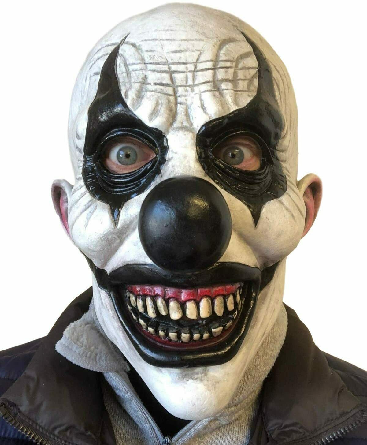 Halloween Clown Maske für Erwachsene – Gruselige Horror Party Kostümmaske