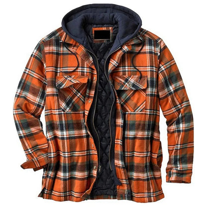 Lukas – Herren Flanelljacke mit Fleece-Fütterung für Herbst und Winter