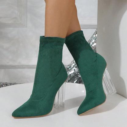 Hannah – Kristallabsatz Stiefel für Damen