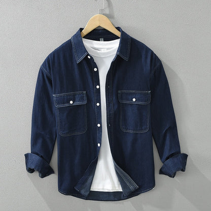 Marc – Künstlerisches Denim Cardigan im lockeren Casual-Stil