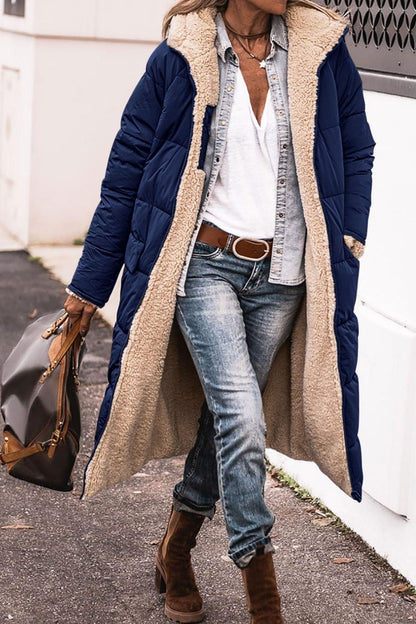 Juliet – Elegante Damenjacke mit Kapuze und Baumwollmischung