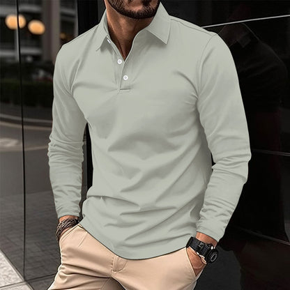 Jonathan – Langärmliges Herren-Poloshirt mit Polo-Kragen