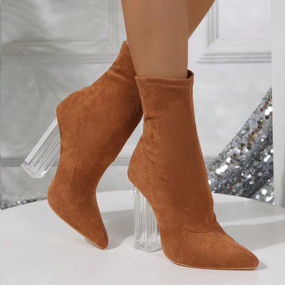 Hannah – Kristallabsatz Stiefel für Damen