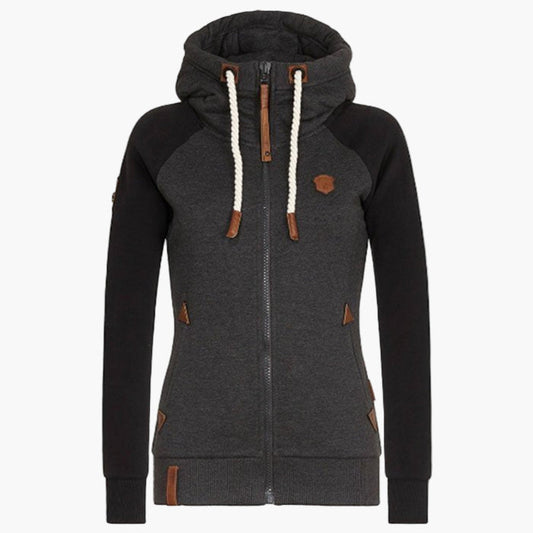 Damen Hoodie mit Kapuze – Urban Freizeit-Style, Slim Fit, Alltagskomfort