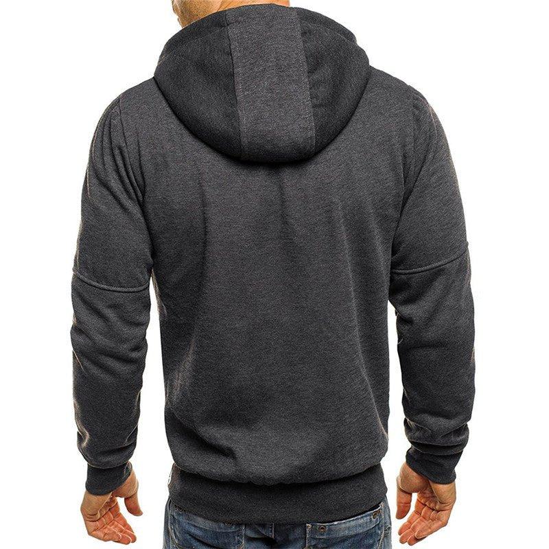 Herren Freizeit Kapuzenjacke mit Reißverschluss – Sportlicher Hoodie für Alltag & Training