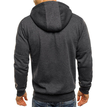 Herren Freizeit Kapuzenjacke mit Reißverschluss – Sportlicher Hoodie für Alltag & Training