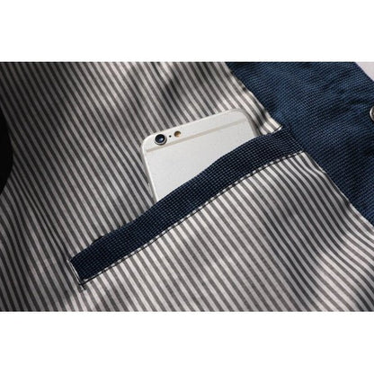 Herren Steppjacke im Patchwork-Design – Eleganter Freizeitstil für Alltag und Büro