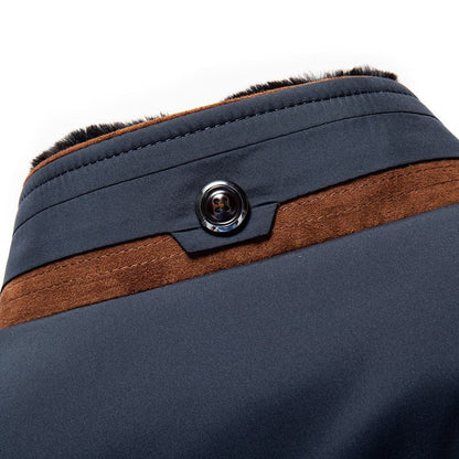 Herren Steppjacke im eleganten Business-Stil – Modisch, gefüttert & vielseitig