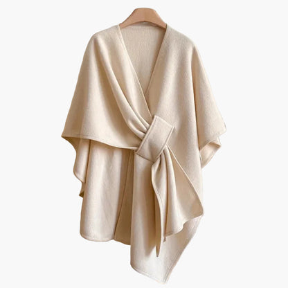 Damen Poncho-Schal mit Schlaufe – Eleganter Überwurf für Alltag & Büro