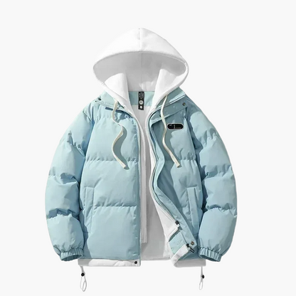 Herren Winter Steppjacke mit Kapuze – Modischer Outdoor Mantel für Freizeit & Alltag