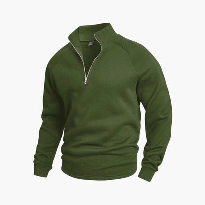 Herren Halb-Zip Pullover Freizeit & Komfort – Klassischer Herren Sweatshirt Style