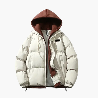 Herren Winter Steppjacke mit Kapuze – Modischer Outdoor Mantel für Freizeit & Alltag