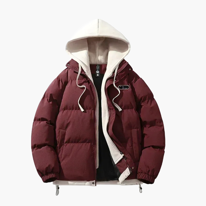 Herren Winter Steppjacke mit Kapuze – Modischer Outdoor Mantel für Freizeit & Alltag