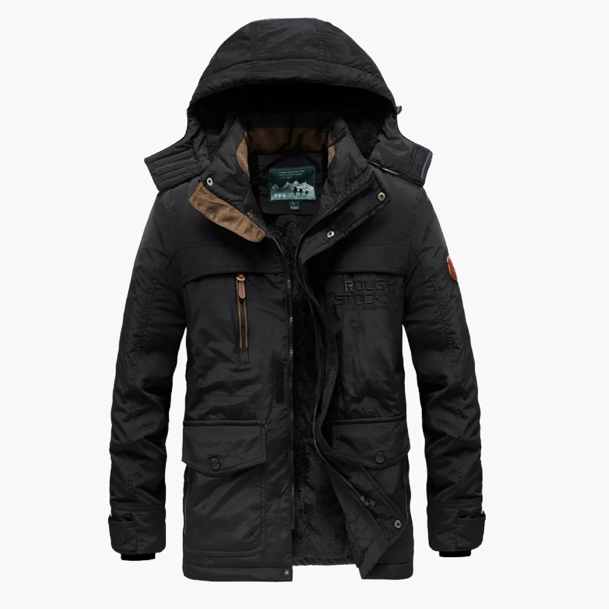 Herren Winter Parka Outdoor Jacke mit Kapuze – Warm & Strapazierfähig, Casual Streetwear