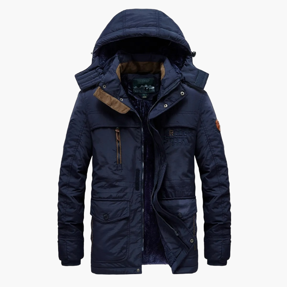 Herren Winter Parka Outdoor Jacke mit Kapuze – Warm & Strapazierfähig, Casual Streetwear