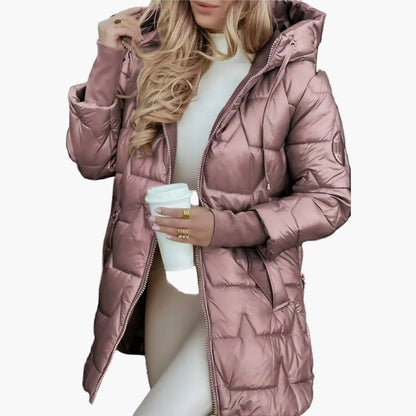 Damen Steppjacke mit Kapuze – Stilvolle Übergangsjacke für Herbst und Winter