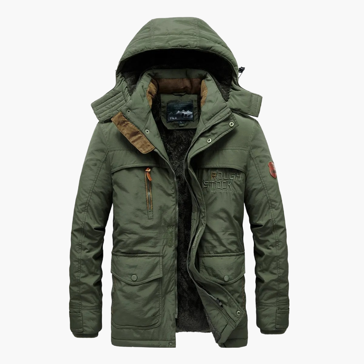 Herren Winter Parka Outdoor Jacke mit Kapuze – Warm & Strapazierfähig, Casual Streetwear
