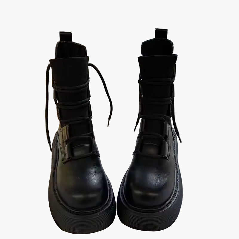 Damen High-Top Sneaker mit Plateau und Modernem Design – Lässig & Trendy