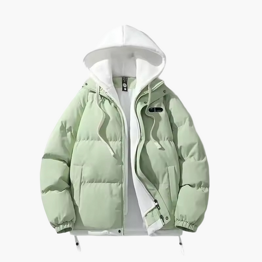 Herren Winter Steppjacke mit Kapuze – Modischer Outdoor Mantel für Freizeit & Alltag