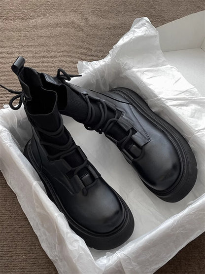 Damen High-Top Sneaker mit Plateau und Modernem Design – Lässig & Trendy