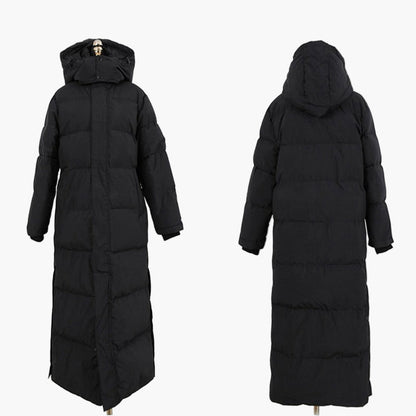 Damen Winter Steppmantel Lang – Warmer Outdoor Daunen-Look Mantel für kalte Tage