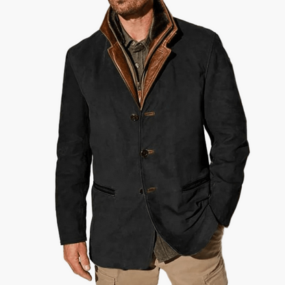 Herren Sakko Vintage Stil – Klassische Freizeitjacke für Herbst und Winter