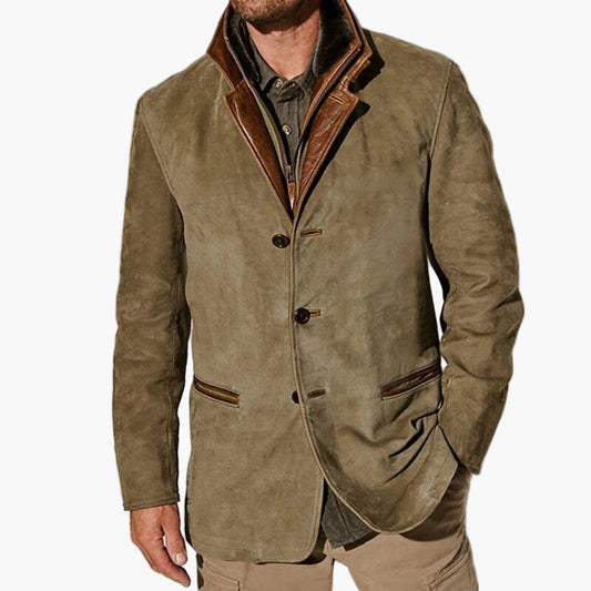 Herren Sakko Vintage Stil – Klassische Freizeitjacke für Herbst und Winter