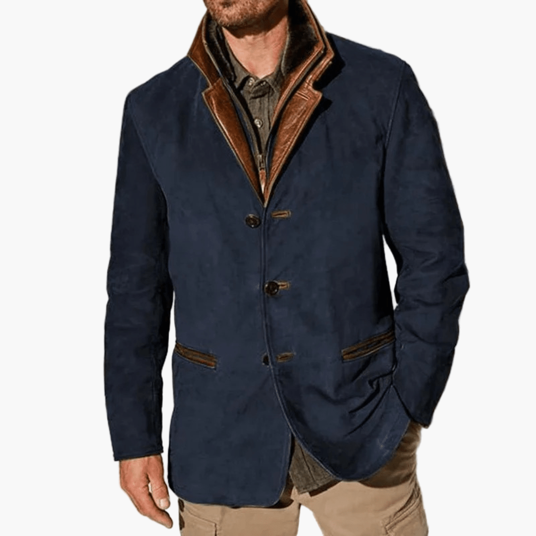 Herren Sakko Vintage Stil – Klassische Freizeitjacke für Herbst und Winter