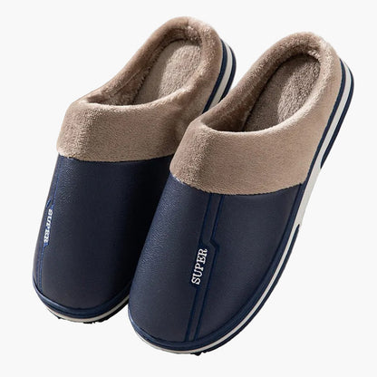 Herren Hausschuhe Komfort Slipper für Winter – Gepolstert und Warm, Ideal für Zuhause