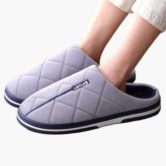 Herren Hausschuhe Komfort Slipper für Winter – Gepolstert und Warm, Ideal für Zuhause