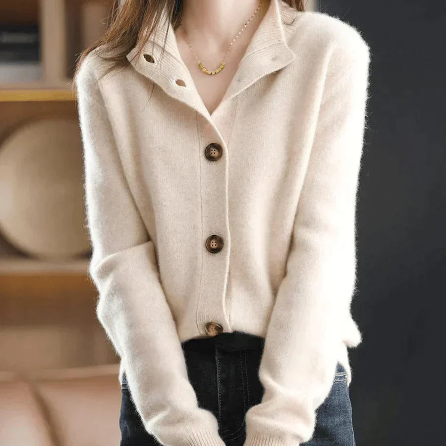 Damen Strickjacke im Casual-Look – Eleganter Cardigan für Herbst und Winter