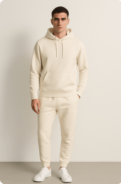 Herren Hoodie & Jogginghose Set – Sportlich-lässiges Freizeit Outfit, Komfort für Alltag & Training