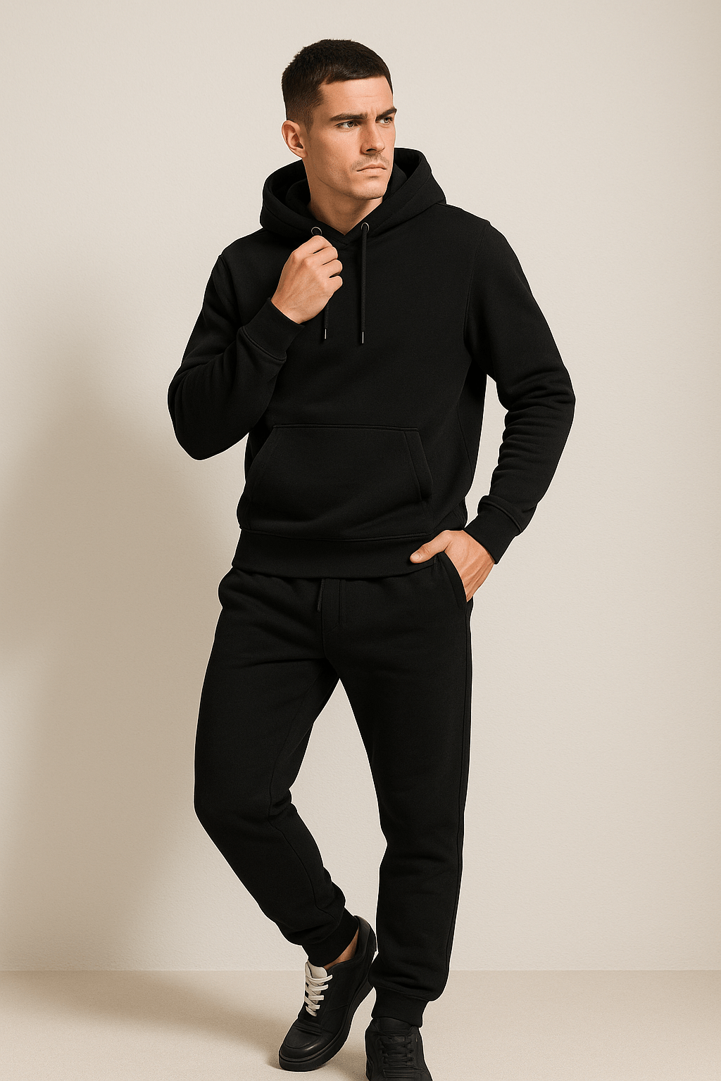 Herren Hoodie & Jogginghose Set – Sportlich-lässiges Freizeit Outfit, Komfort für Alltag & Training