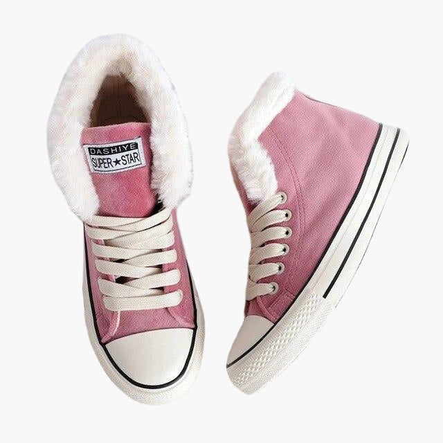 Damen Winter Sneaker High-Top Stil für maximalen Komfort und Wärme