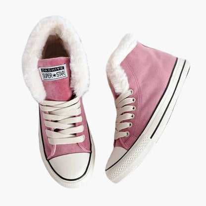 Damen Winter Sneaker High-Top Stil für maximalen Komfort und Wärme