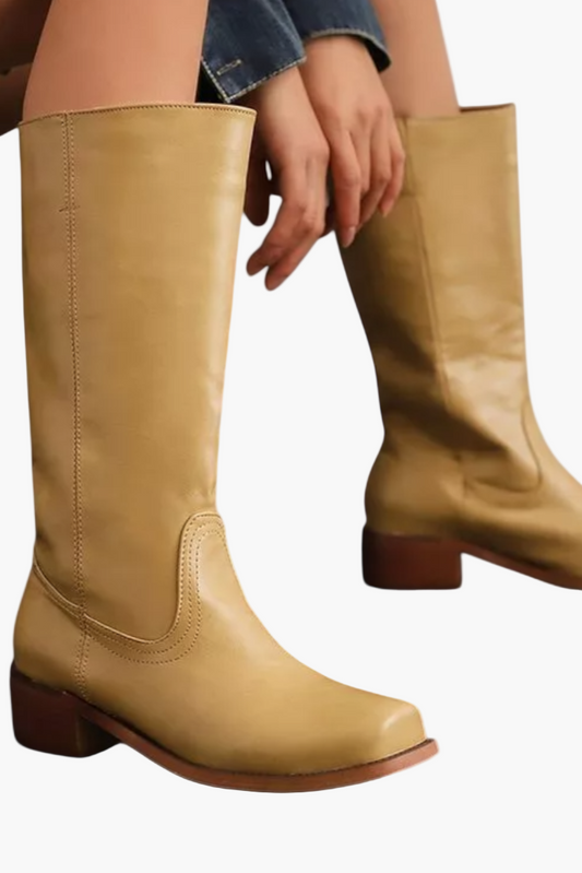 Damen Stiefel im Modernen Klassik-Stil – Elegante Alltags-Boots mit Blockabsatz