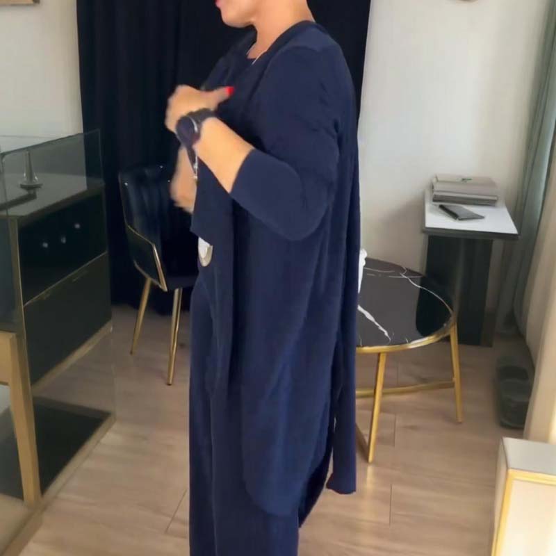 Damen 3-teiliges Business & Freizeit Set – Elegantes Outfit mit Blazer, Shirt & Hose für Büro und Alltag