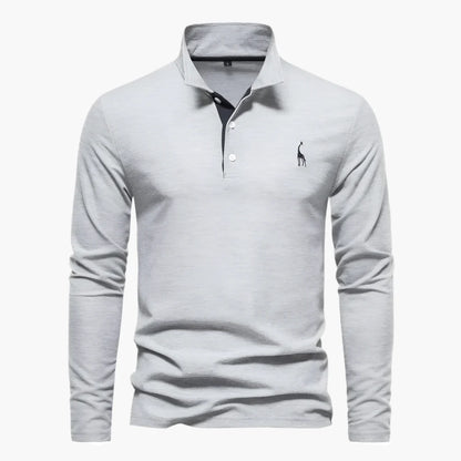 Herren Langarm Polo – Klassischer Stil für Alltag und Business