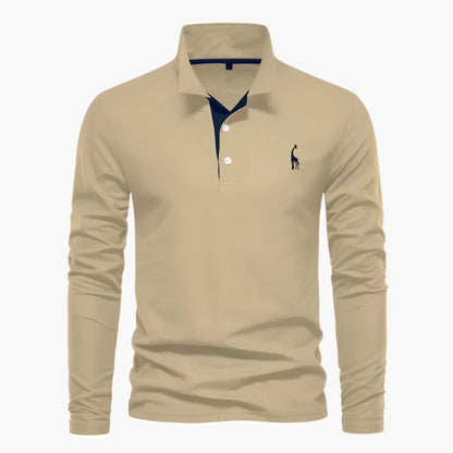 Herren Langarm Polo – Klassischer Stil für Alltag und Business