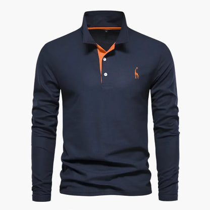 Herren Langarm Polo – Klassischer Stil für Alltag und Business