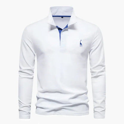 Herren Langarm Polo – Klassischer Stil für Alltag und Business